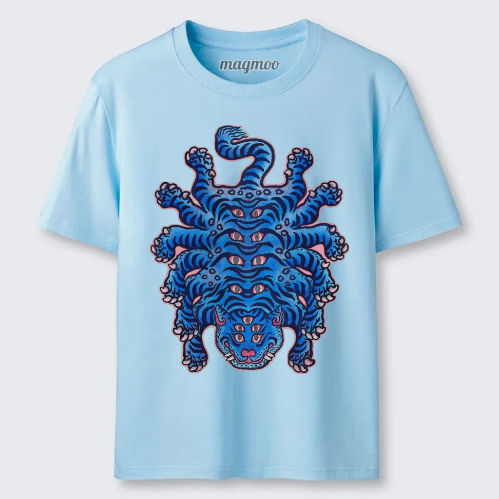 Magmoo Multi-Armed Blue T-shirt