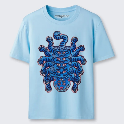 Magmoo Multi-Armed Blue T-shirt