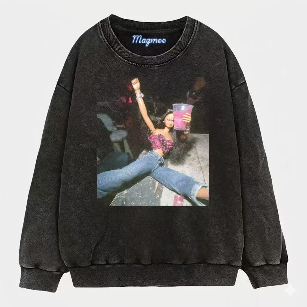 Funny Doll Face Girl Meme Shirt