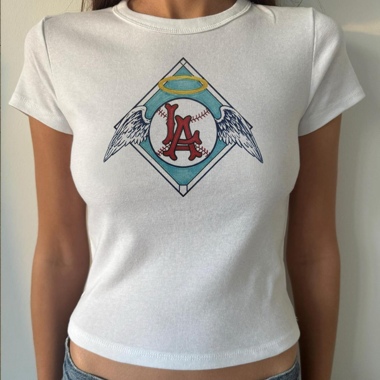 Vintage Angel's Baseball Women's Tee-Magmoo