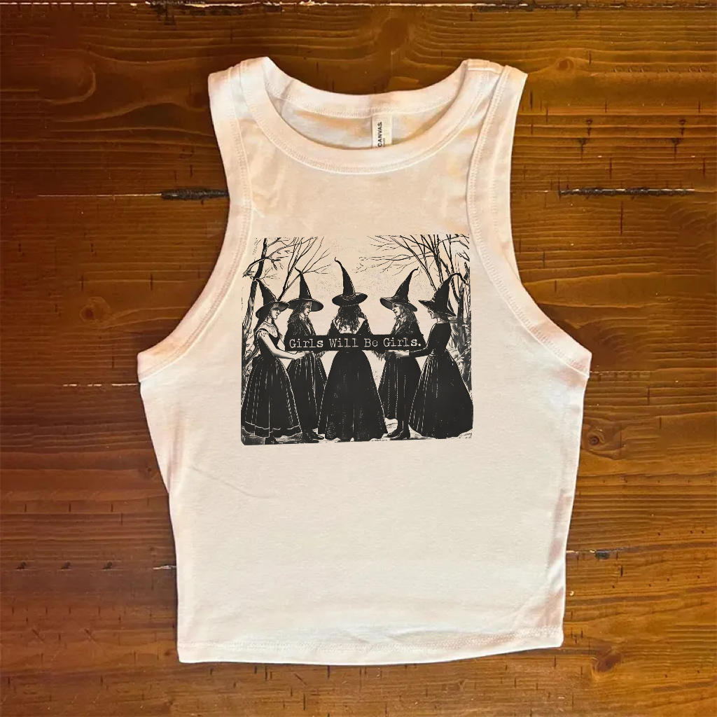 Girls Will Be Girls Witch Tank Top