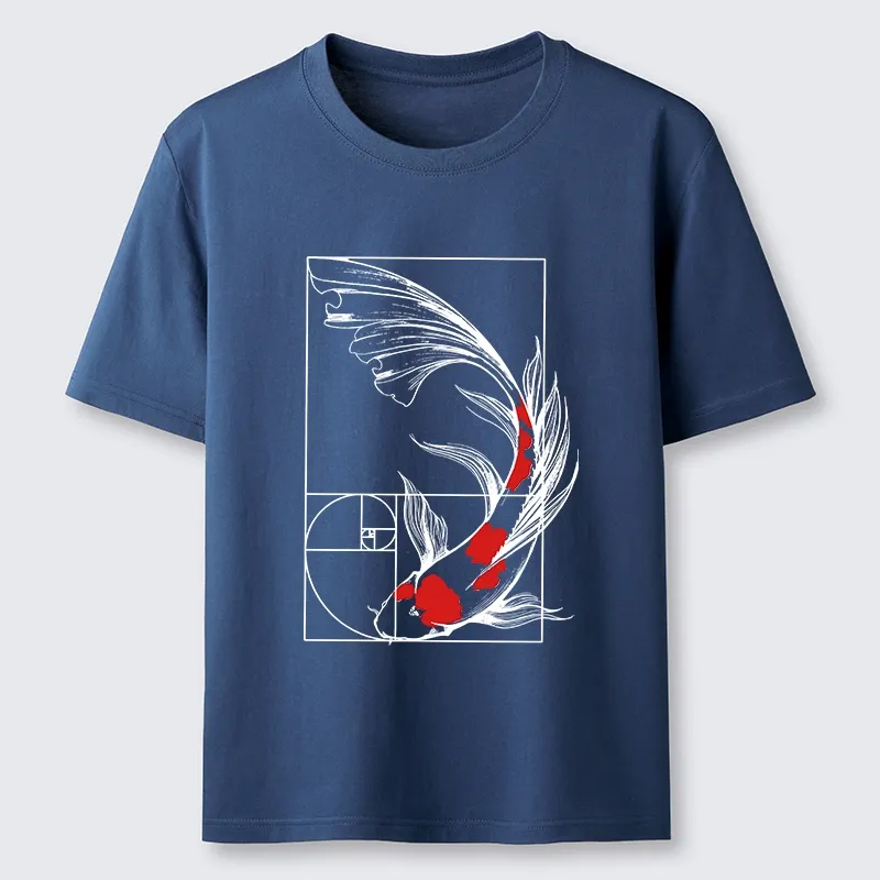 Magmoo Golden Ratio Koi Classic T-Shirt-Magmoo