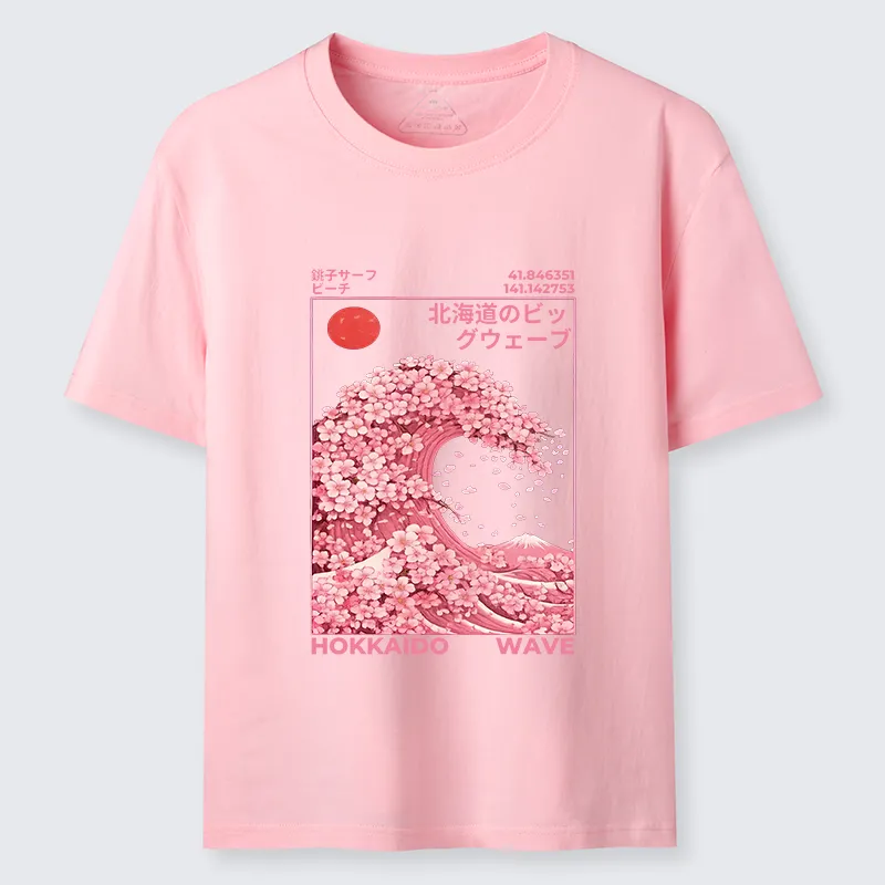 Magmoo Sakura Wave Classic T-Shirt-Magmoo