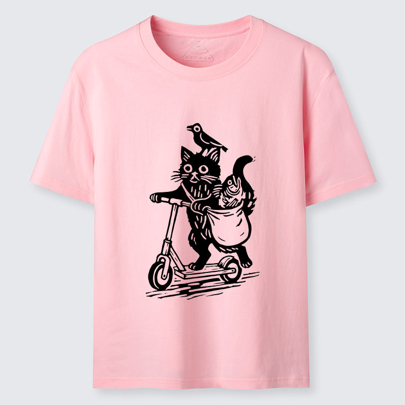Magmoo Cat Skateboarding Japan Classic T-Shirt-Magmoo