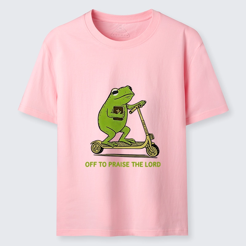 Magmoo Frog Went To Praise God Classic T-Shirt-Magmoo