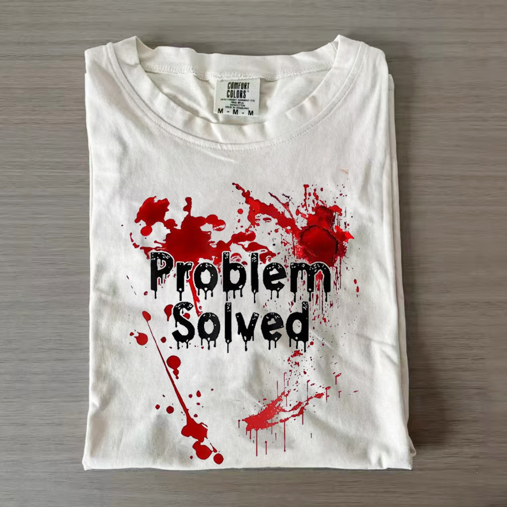 Problem Solved Halloween T-shirt-Magmoo