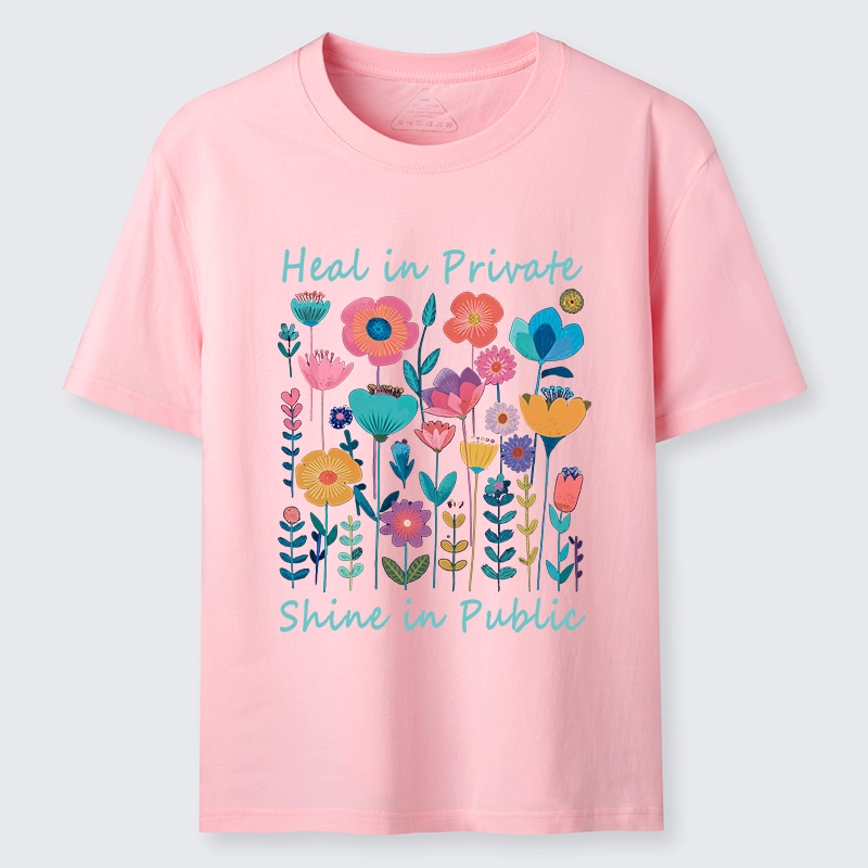 Magmoo Wildflower Growth:The "Heal & Shine"Aesthetic Classic T-Shirt-Magmoo