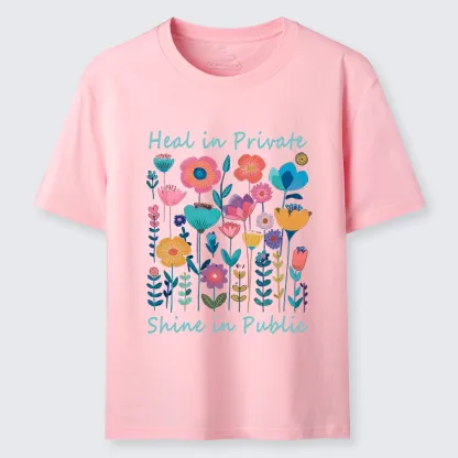 Magmoo Wildflower Growth:The "Heal & Shine"Aesthetic Classic T-Shirt-Magmoo