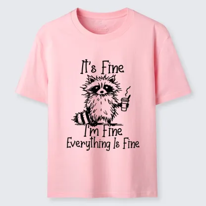 Magmoo Raccoon Fine Meme Classic T-Shirt