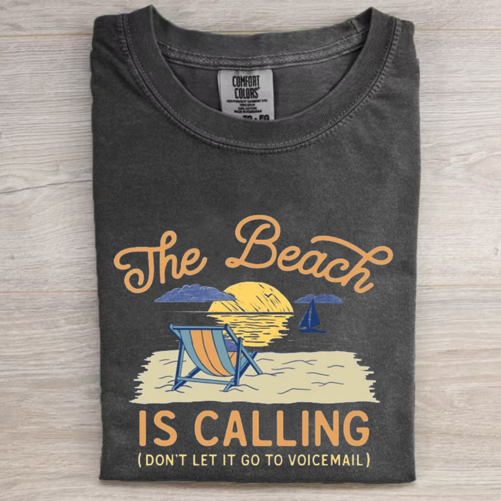 The Beach Is Calling T-shirt-Magmoo