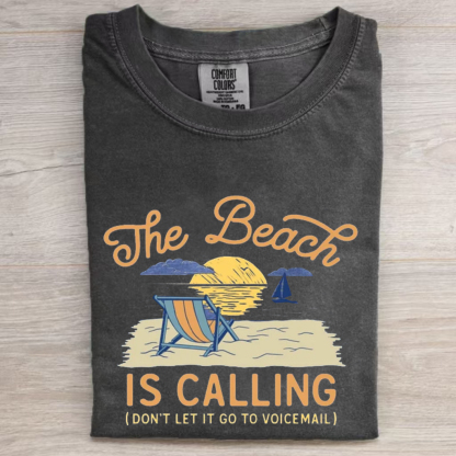 The Beach Is Calling T-shirt-Magmoo