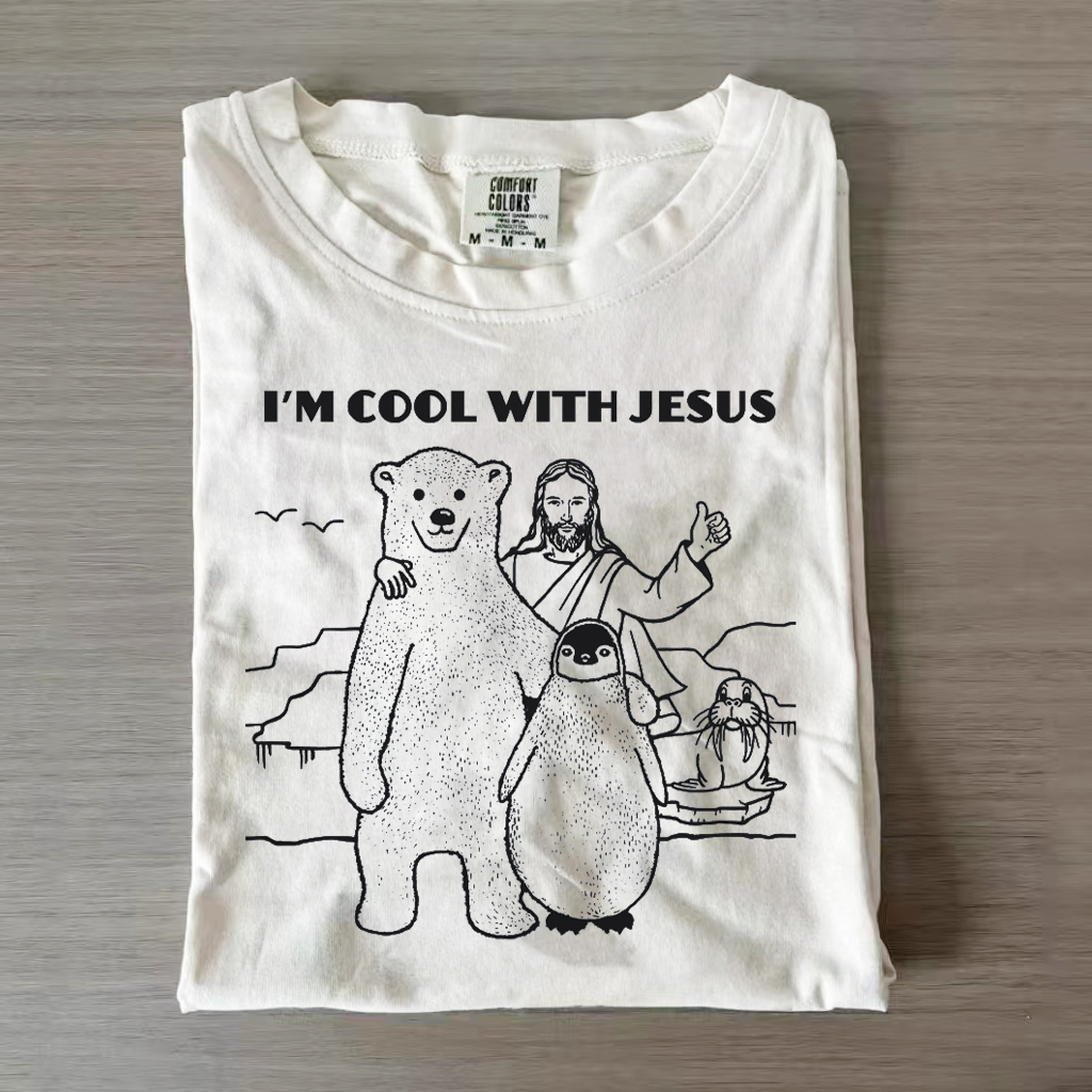 I'M COOL WITH JESUS T-shirt-Magmoo