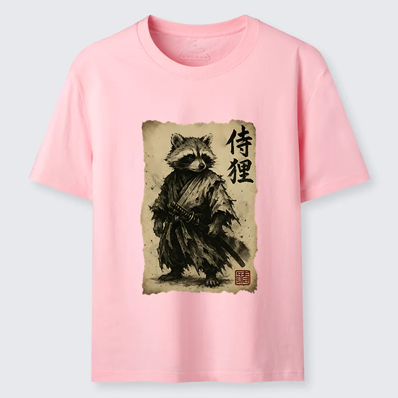 Magmoo Retro Raccoon Samurai Classic T-Shirt