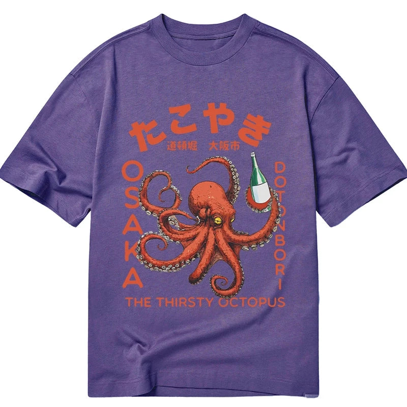 Magmoo Octopus Drinks Soju Classic T-Shirt