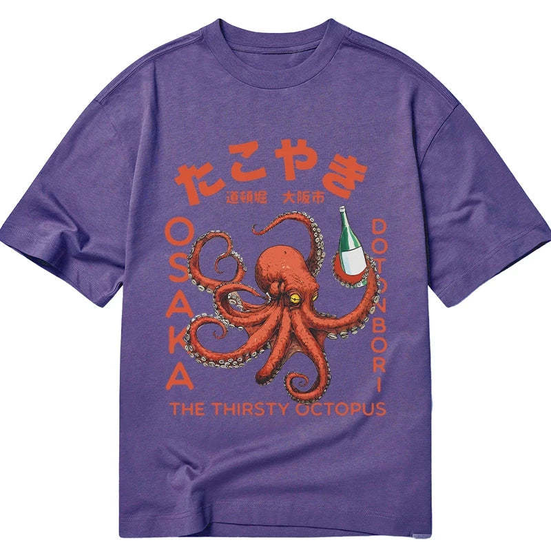 Magmoo Octopus Drinks Soju Classic T-Shirt