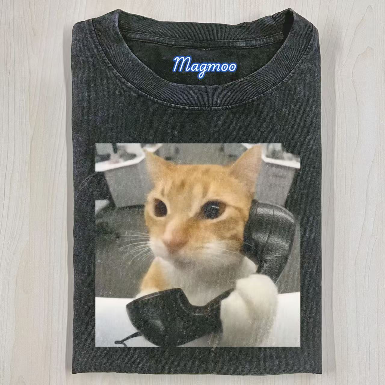 Orange Cat Hotline Shirt
