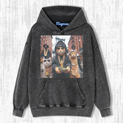 Retro Style Funny Cat Shirt/Sweatshirt/Hoodie-Magmoo
