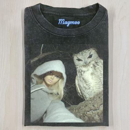 Funny Doll Face Girl Meme Shirt
