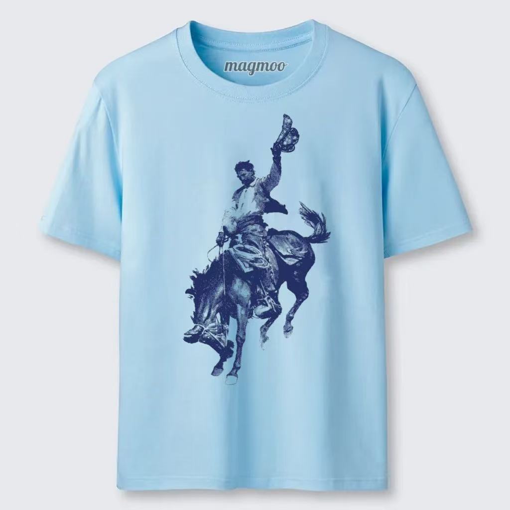 Magmoo Cowboy Rodeo Horse Western T-shirt