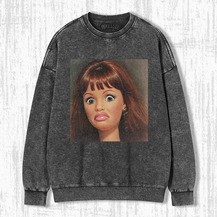 BARBIE EMOJI MEME ICON SWEATSHIRTS & HOODIES-Magmoo