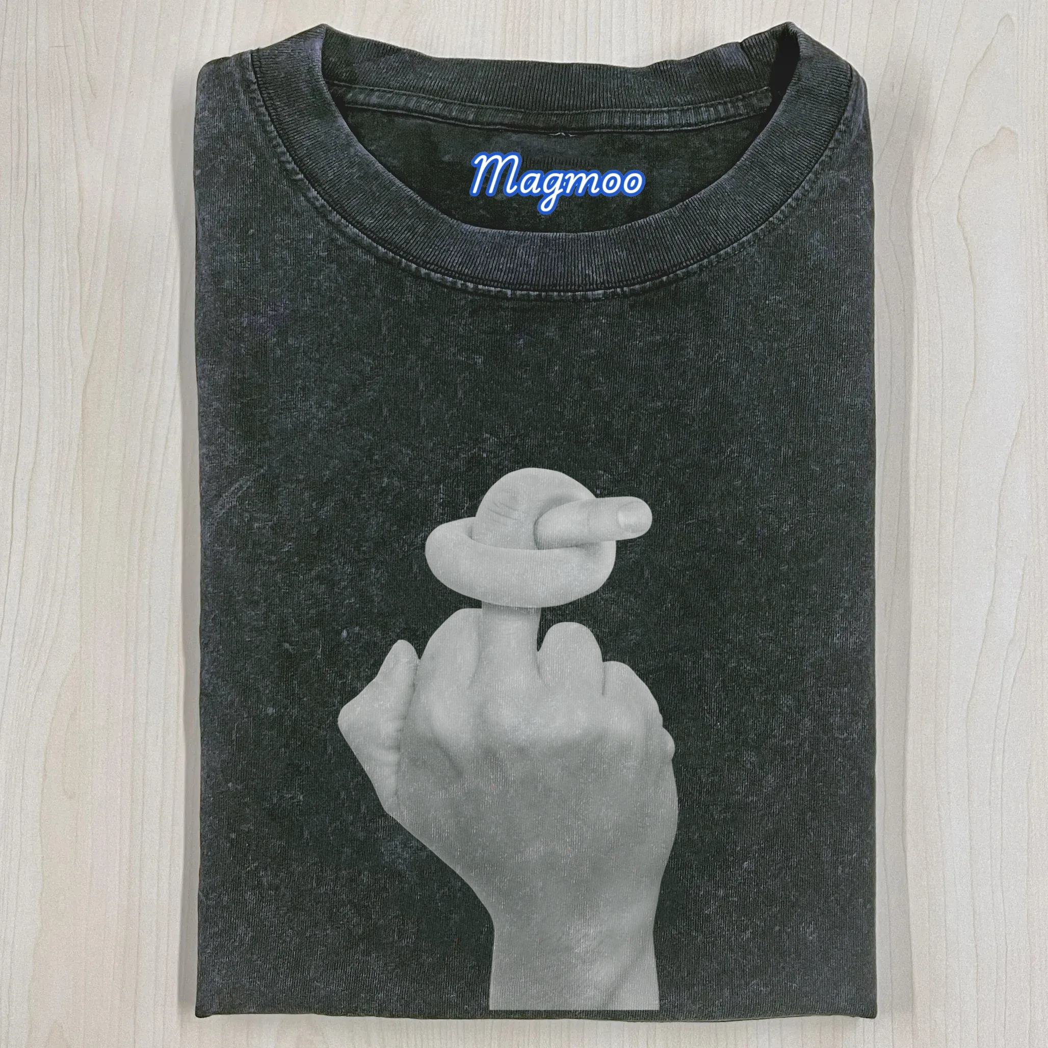 Knotted Middle Finger T-shirt