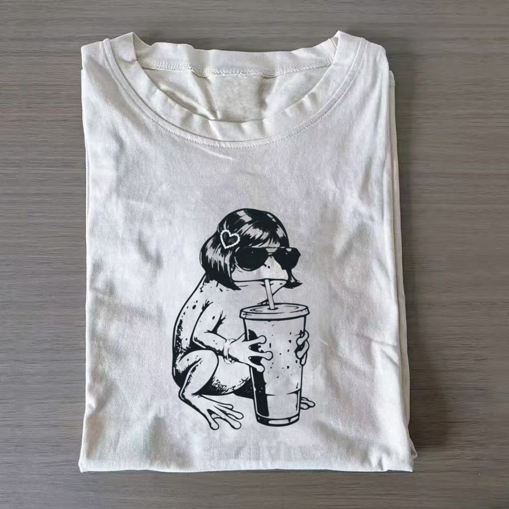 Magmoo Soda Sipper Frog T-shirt