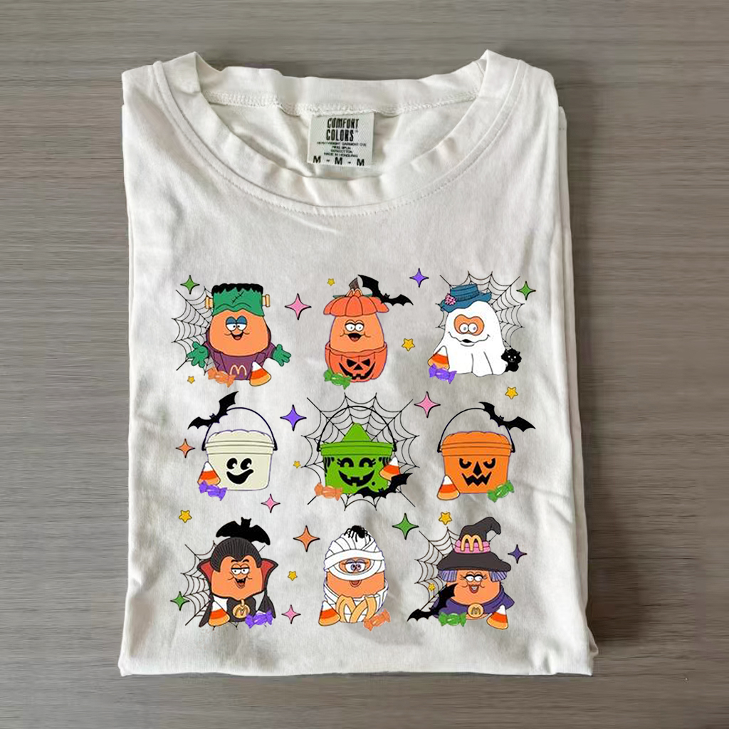 Vintage Halloween Happy Meal Bucket T-shirt-Magmoo