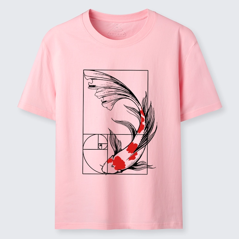 Magmoo Golden Ratio Koi Classic T-Shirt-Magmoo