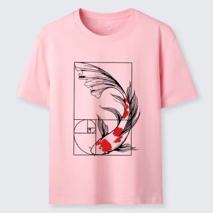 Magmoo Golden Ratio Koi Classic T-Shirt-Magmoo