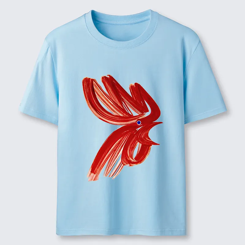 Magmoo Calligraphy Art Chicken Classic T-Shirt-Magmoo