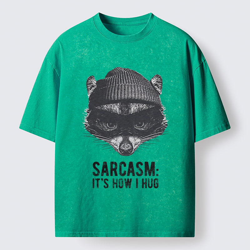 Magmoo Raccoon's Sarcasm Washed T-Shirt