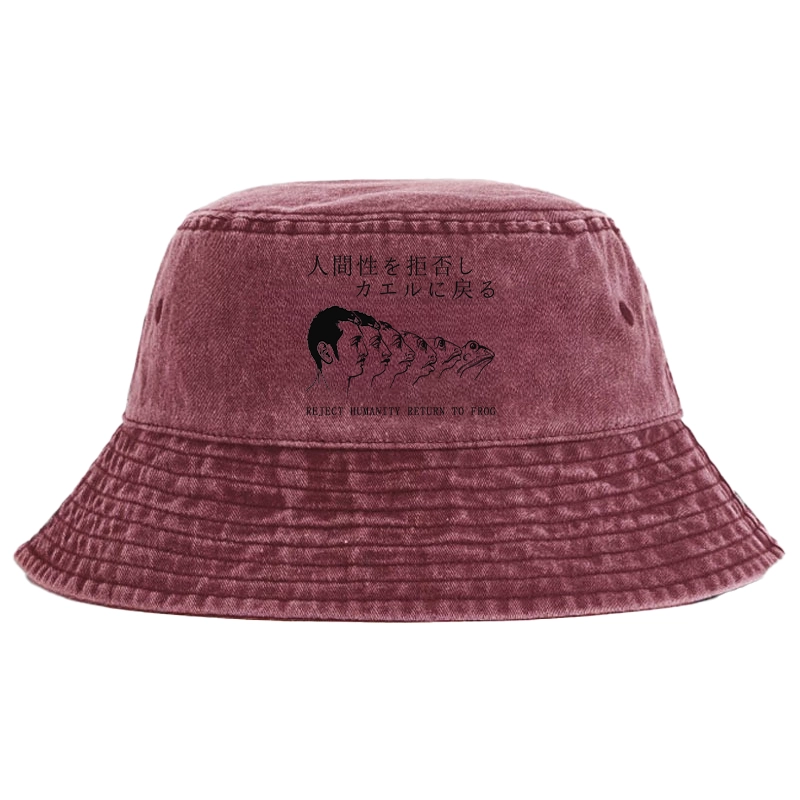 Magmoo Return To Frog Washed Bucket Hat