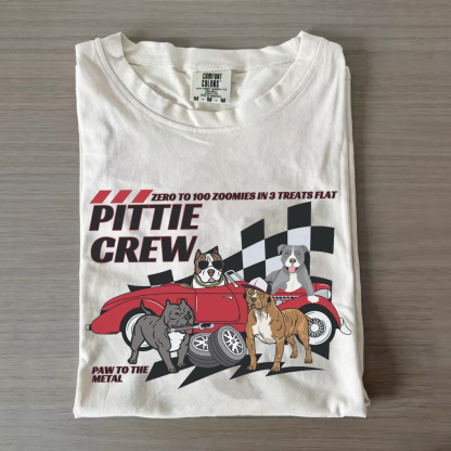Pitbull Pit Crew T-shirt-Magmoo