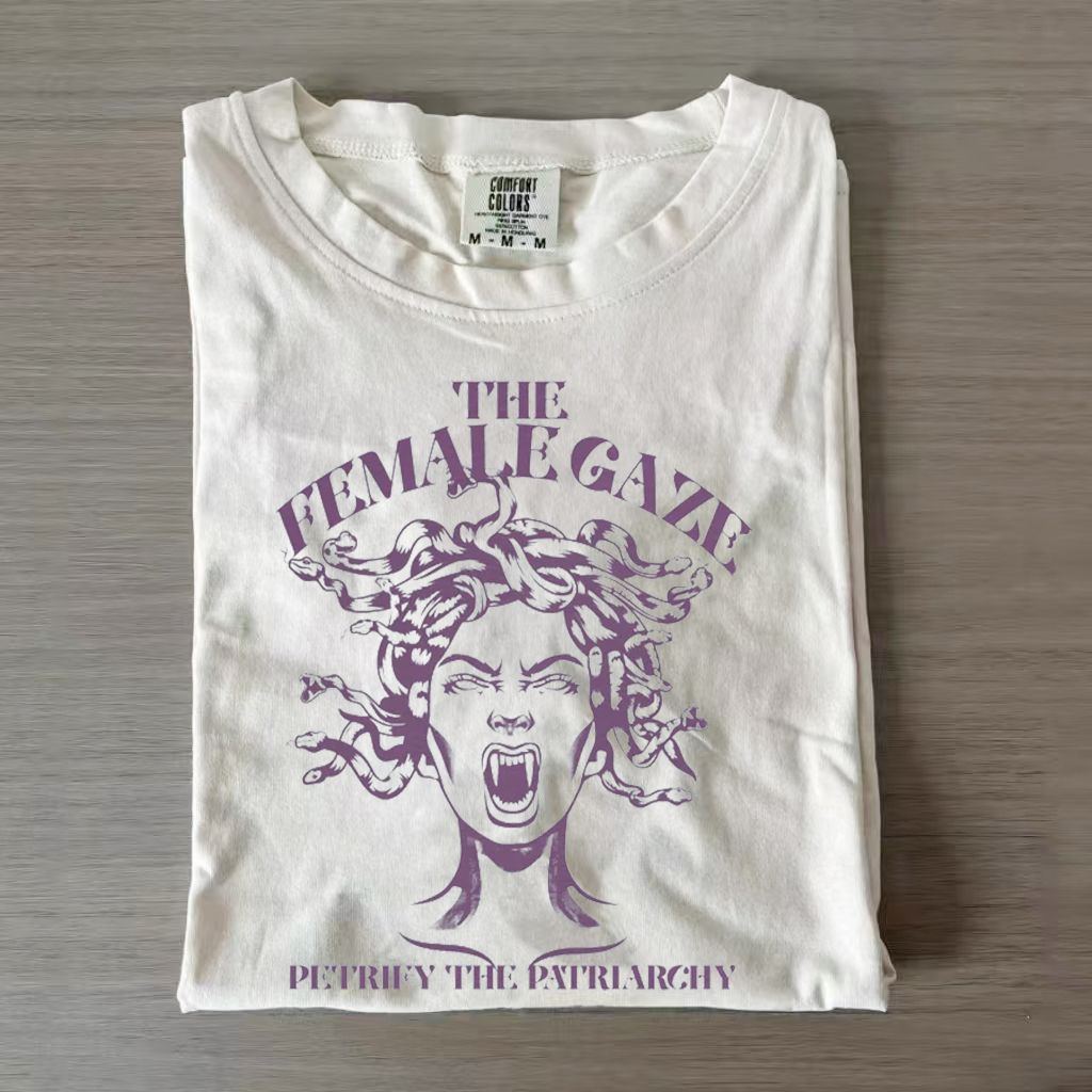 The Female Gaze Petrify The Patriarchy T-shirt-Magmoo