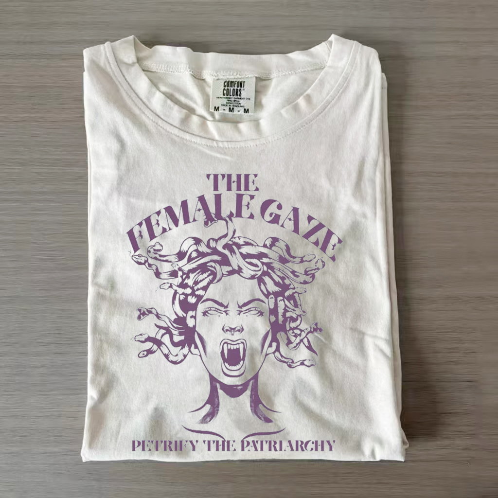 The Female Gaze Petrify The Patriarchy T-shirt-Magmoo