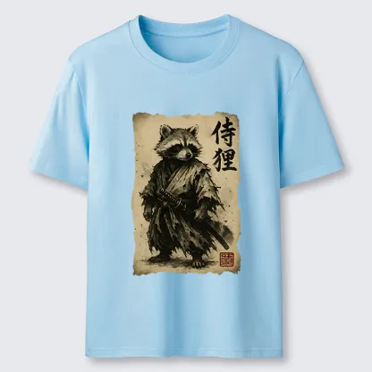 Magmoo Retro Raccoon Samurai Classic T-Shirt