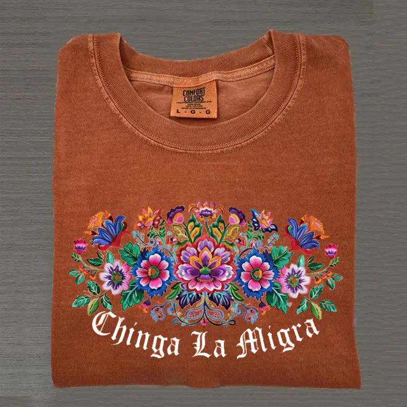 Chinga La Migra T-shirt-Magmoo