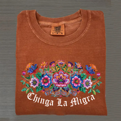 Chinga La Migra T-shirt-Magmoo