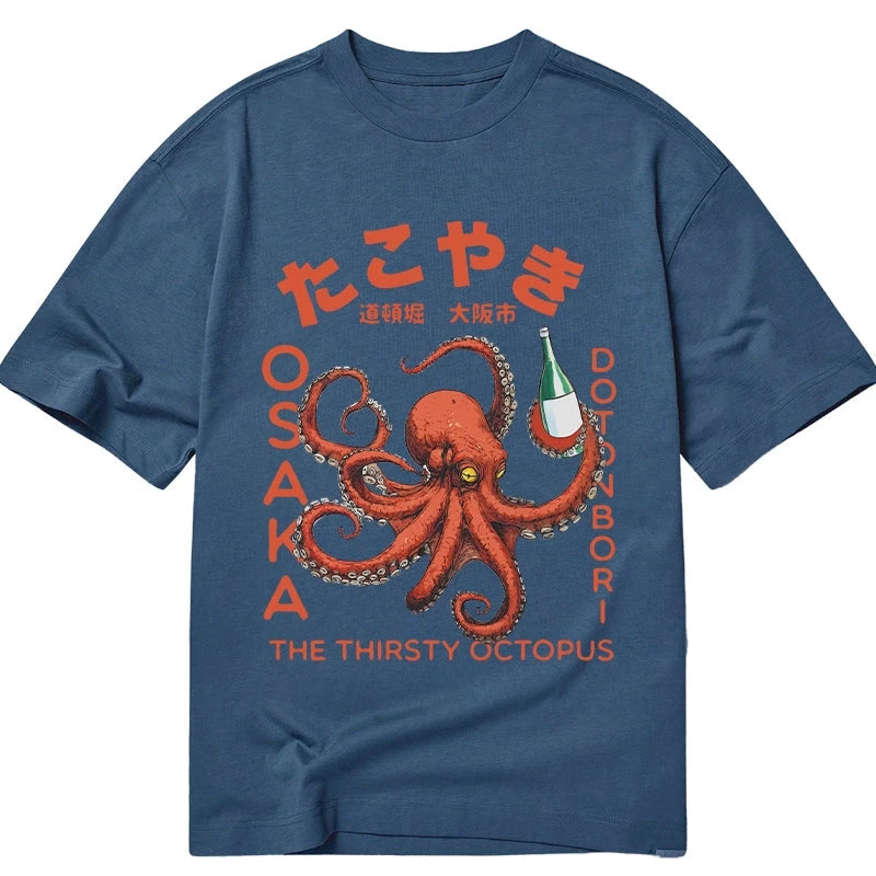 Magmoo Octopus Drinks Soju Classic T-Shirt