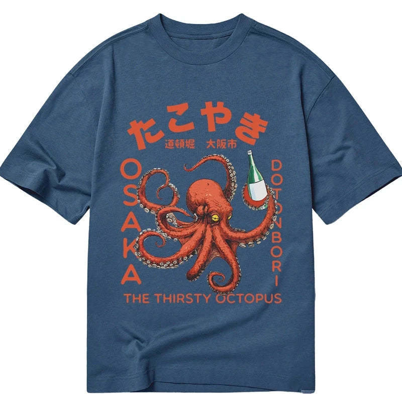 Magmoo Octopus Drinks Soju Classic T-Shirt