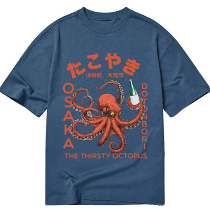 Magmoo Octopus Drinks Soju Classic T-Shirt