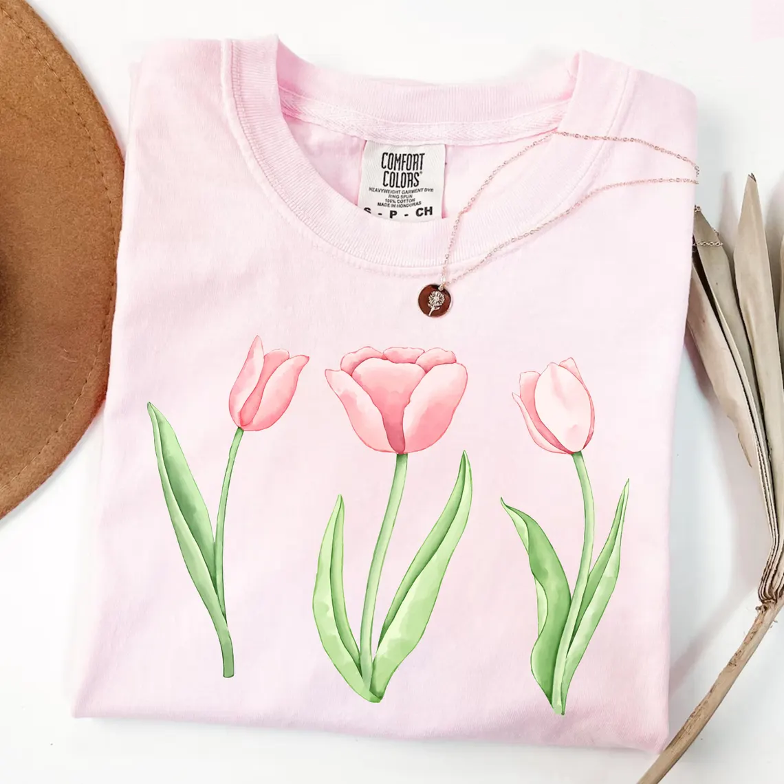 [Copy]Lonely Ghost in Blooms Tee