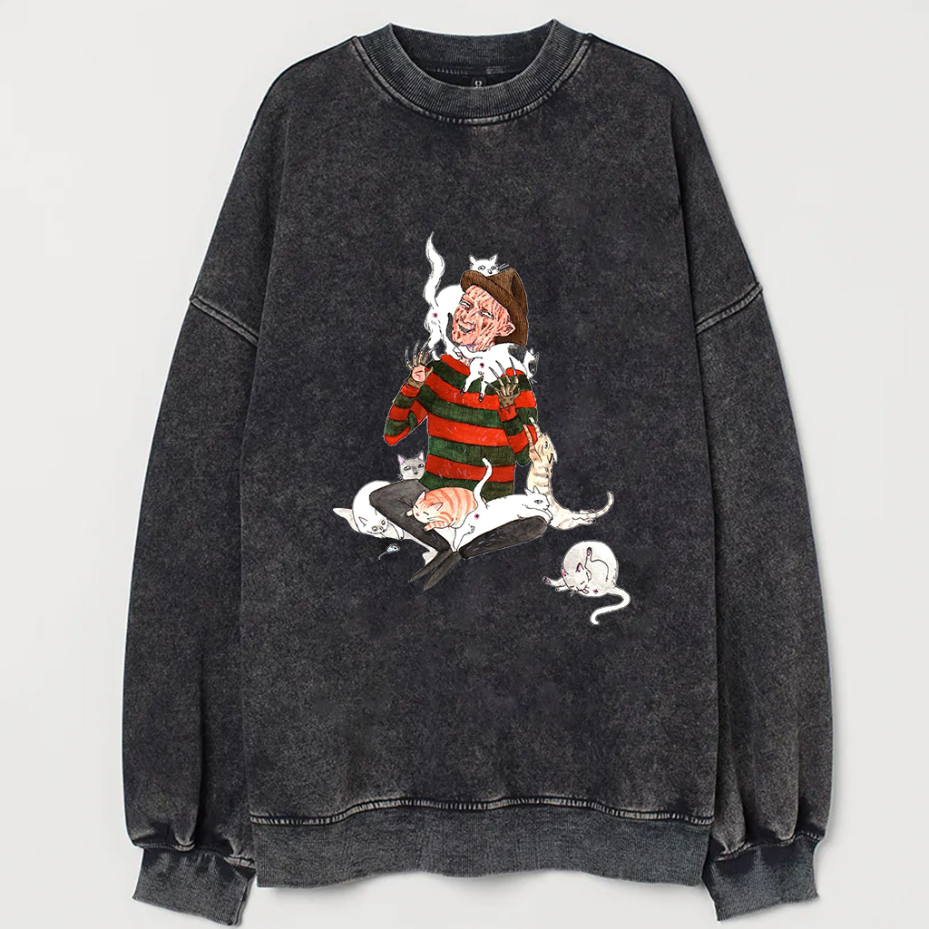 Funny Freddy And Cats Shirt/Sweatshirt