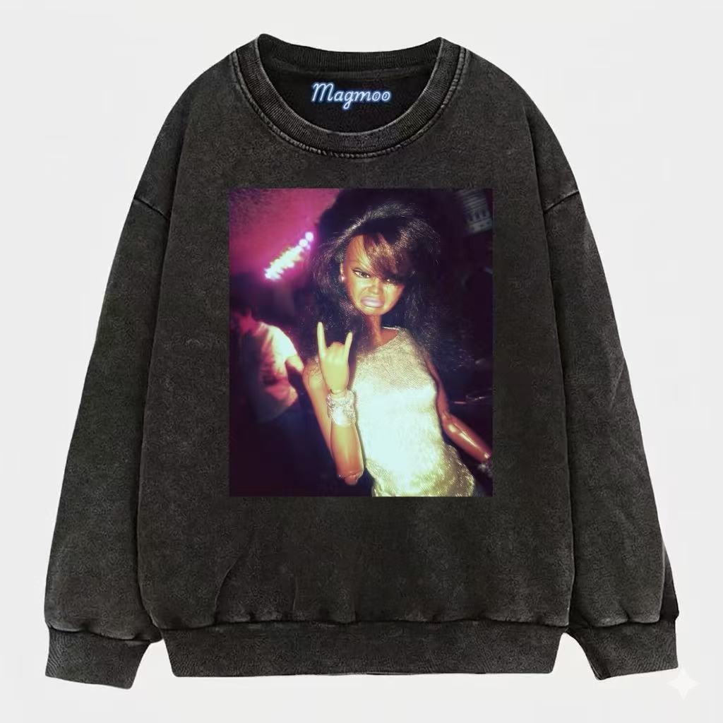 Funny Doll Face Girl Meme Shirt