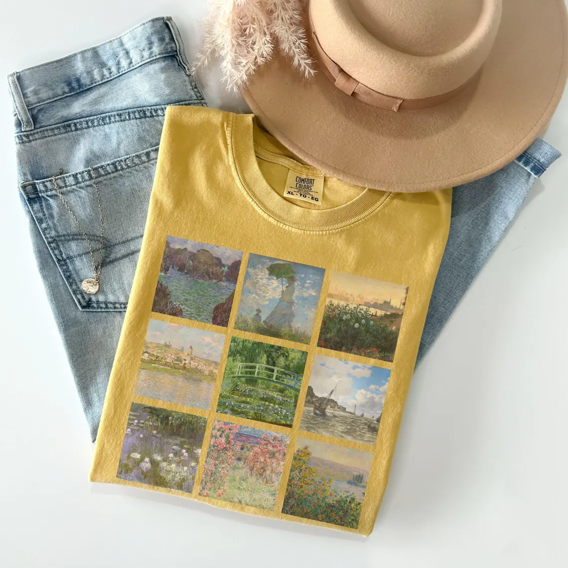 Famous Painting Grid Tee