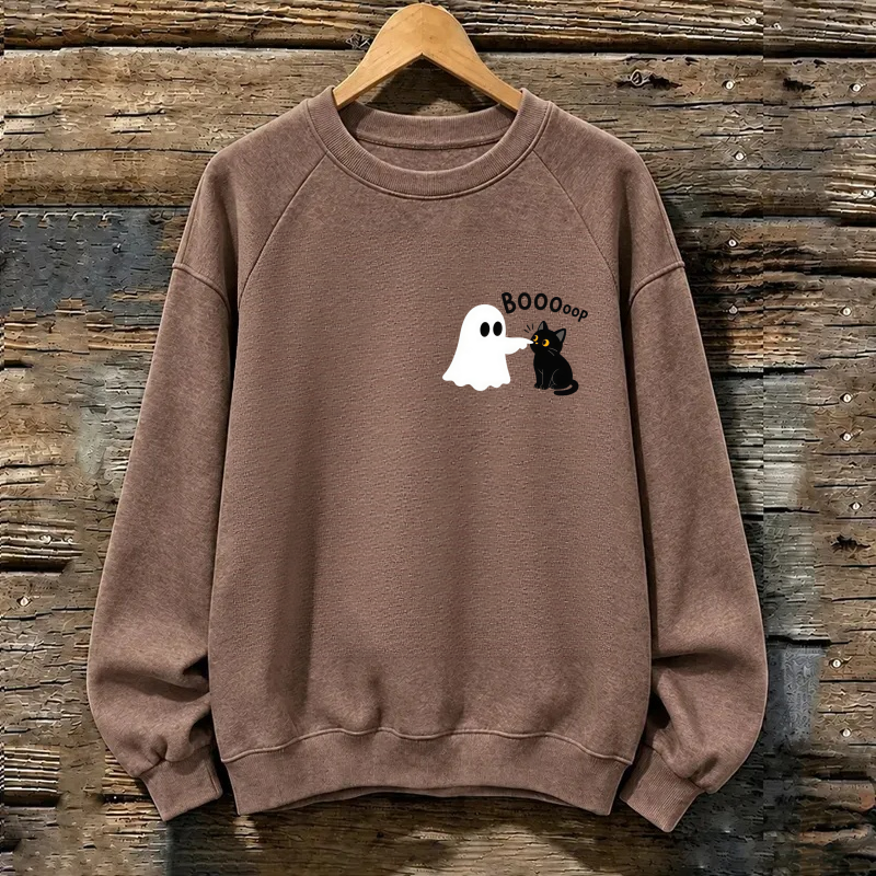 Magmoo Boo Boop Ghost Cat Sweatshirt