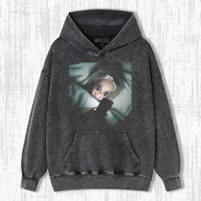DOLL GIRL MEME SWEATSHIRTS & HOODIES-Magmoo