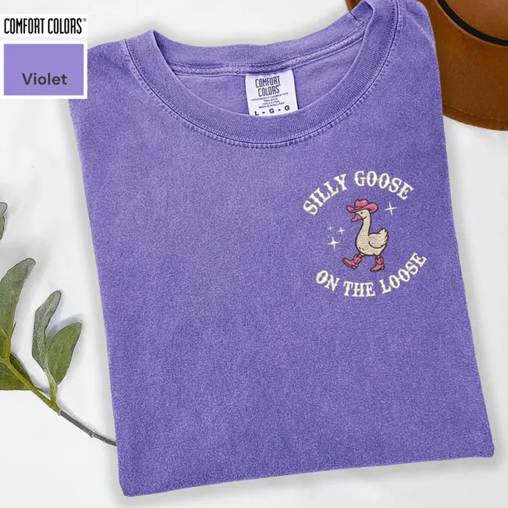 Comfort Colors Silly Goose On The Loose T-shirt-Magmoo
