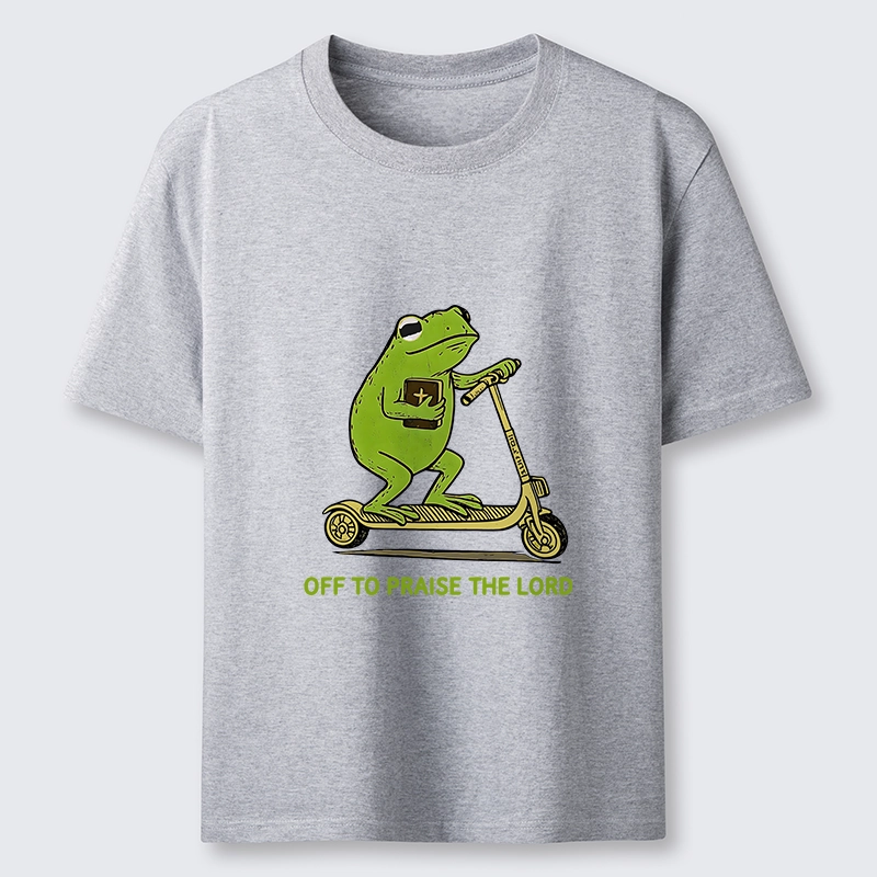 Magmoo Frog Went To Praise God Classic T-Shirt-Magmoo