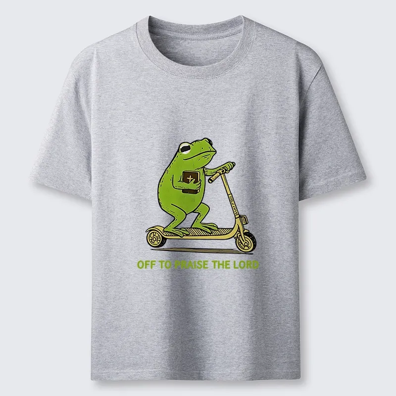Magmoo Frog Went To Praise God Classic T-Shirt-Magmoo